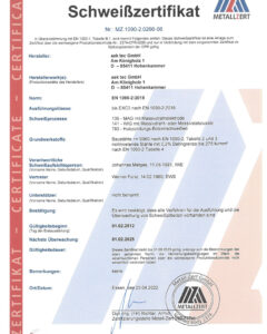 Zertifikat_EN_1090-2_Schweissen_Metall-Zert